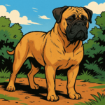 Races de chien préférées des Français : Bullmastiff