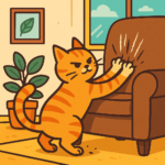 Meubles griffés, murs abîmés : les griffades problématiques du chat