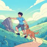 Escalade douce avec un chien : sécurité, plaisir et entraînement progressif