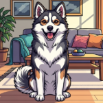Races de chien préférées des Français : le Pomsky